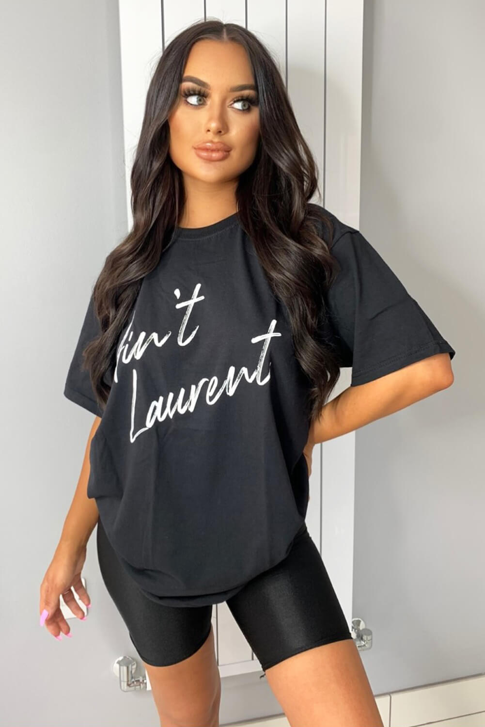 Black Aint Laurent T-Shirt